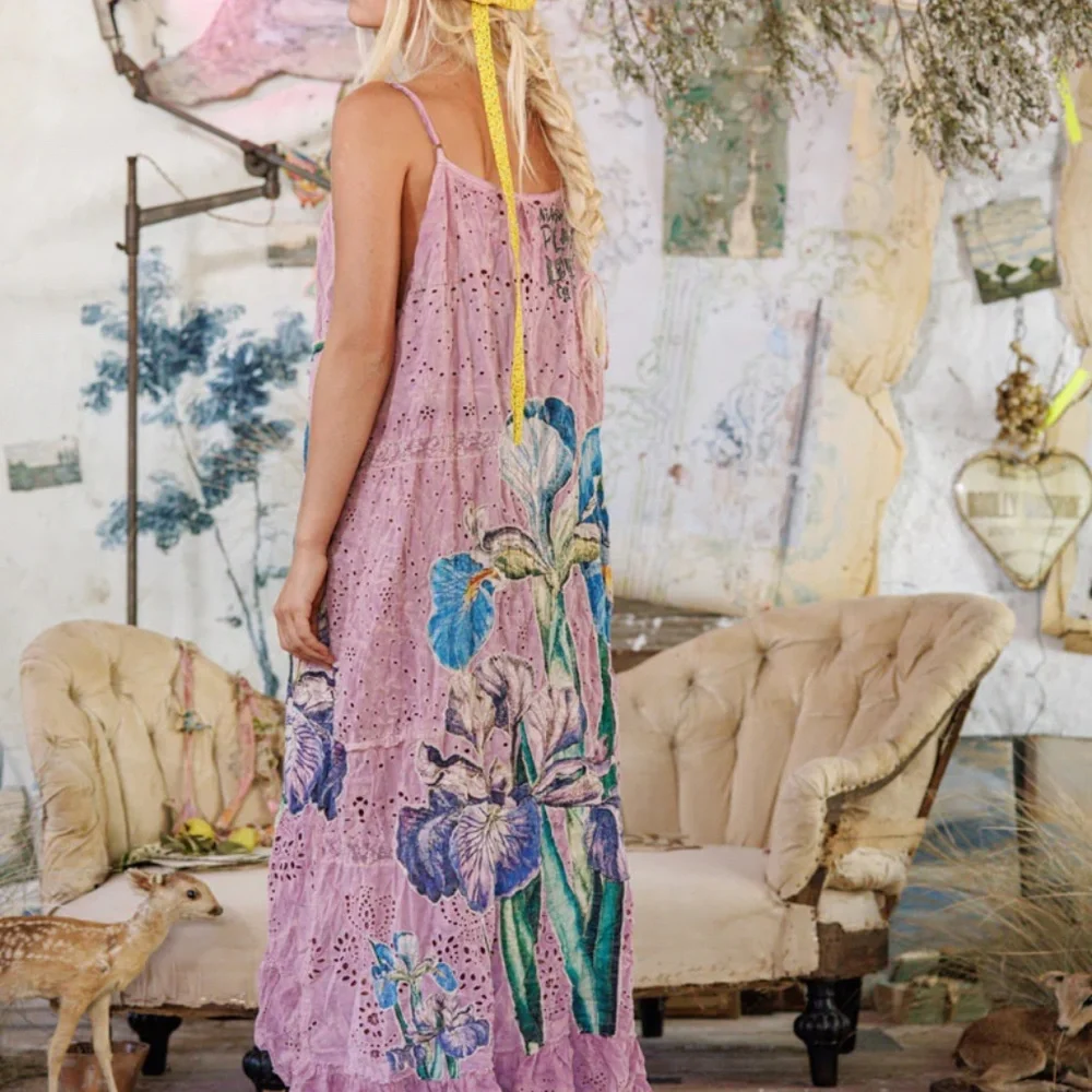 🌺 MAGNOLIA PEARL Eyelet Beya Iris Cami Dress🌺 - Picture 5 of 6